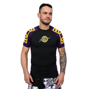 Rash Guards Segunda Pele Camiseta térmica - Roxa