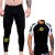 Kit In The Guard, Calça de compressão + Rash No-Gi cores da faixa - Branco