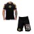 Kit In The Guard, Bermuda + Rash Masculina - Roxa