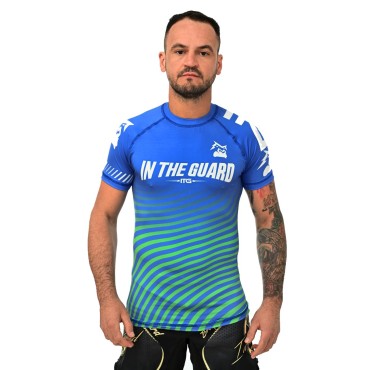 Rash Guards Manga Curta - Seleção Azul