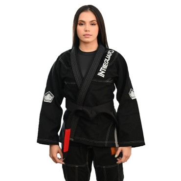 Kimono Jiu Jitsu Premiun In The Guard Feminino - Preto