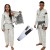 Kit In The Guard, Kimono Infantil Jiu Jitsu + Faixa com ponteira - Branco