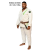 Kimono para Jiu Jitsu Trançado Grosso Calça de Rip Stop Green.  Branco