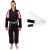 Kit In The Guard, Kimono Jiu Jitsu, Infantil, feminino, Faixa BJJ com ponteira - Preto