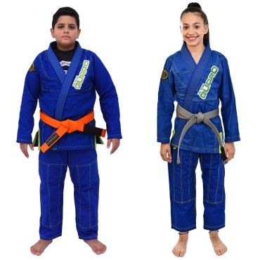 Kimono In The Guard, de Jiu Jitsu Infantil  -  Green Azul