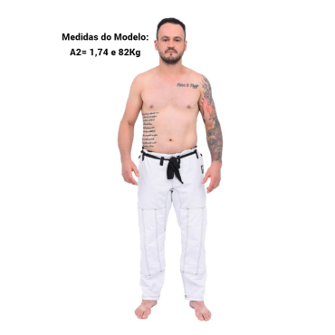 Calça  de Kimono Jiu Jitsu - In The Guard, Branco