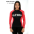 Rash Guards  Feminina ITG  manga Longa - Vermelho