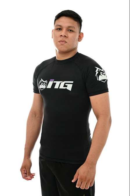 Rash Guard Masculina ITG Manga Curta Preta