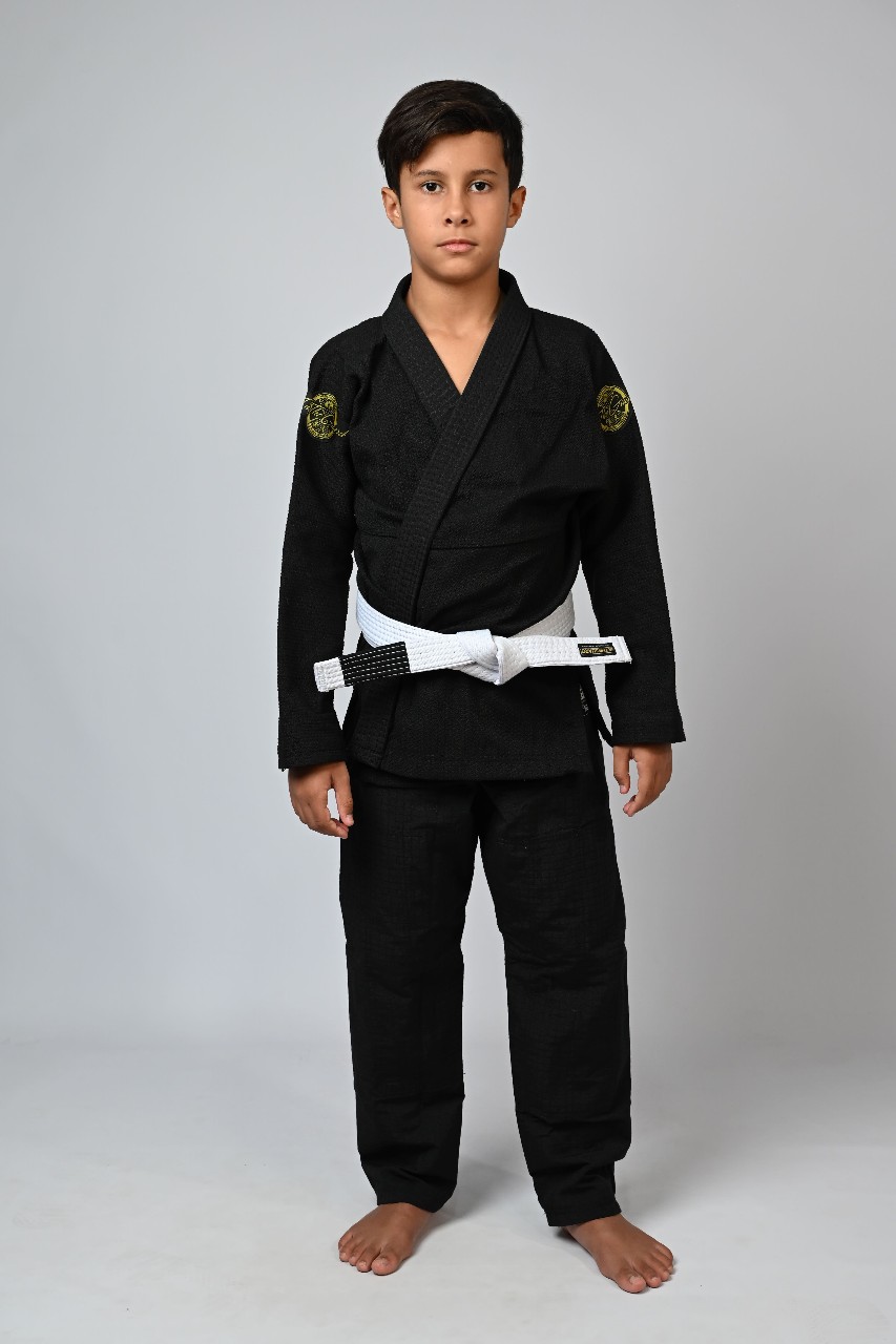 Kimono Infantil In The Guard New Preto