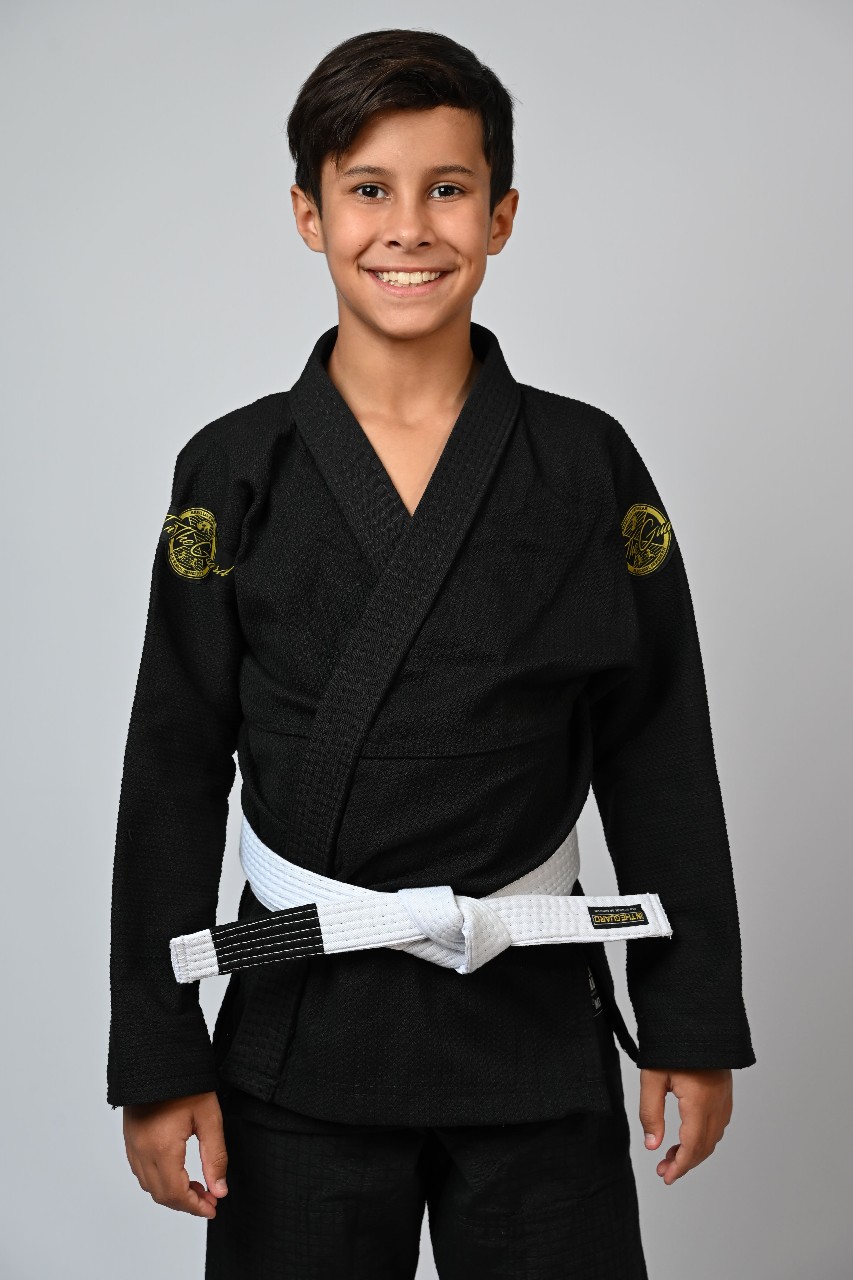 Kimono Infantil In The Guard New Preto