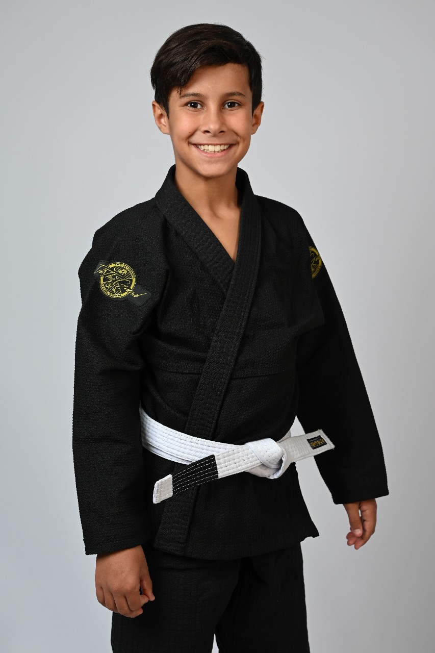 Kimono Infantil In The Guard New Preto