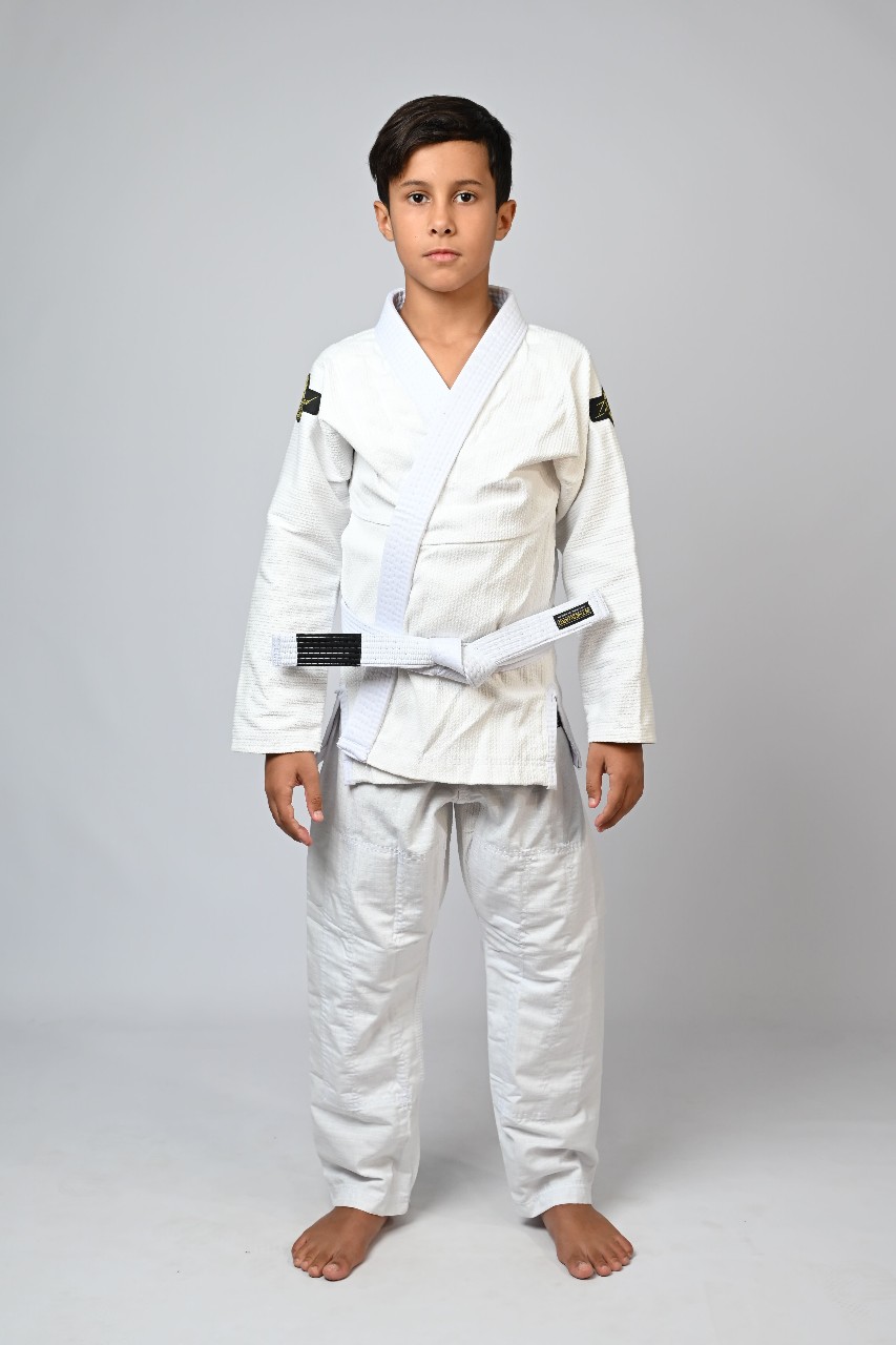 Kimono Infantil In The Guard New Branco