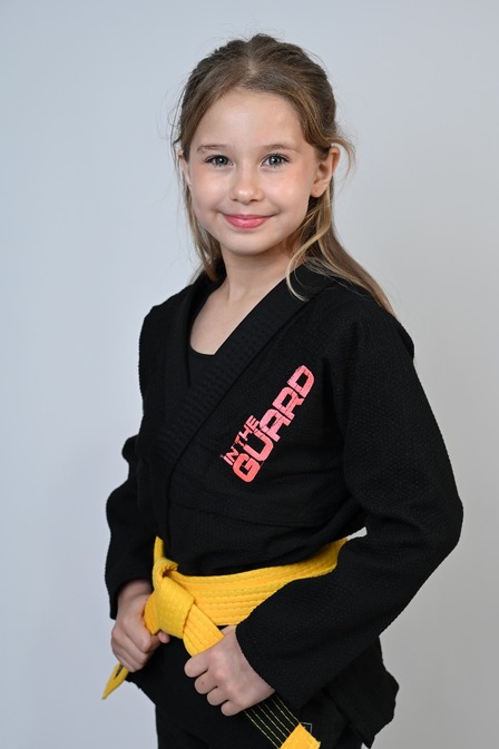 Kimono Infantil In The Guard Girls Preto