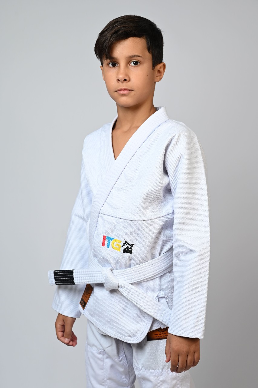 Kimono Infantil In The Guard Colors Branco