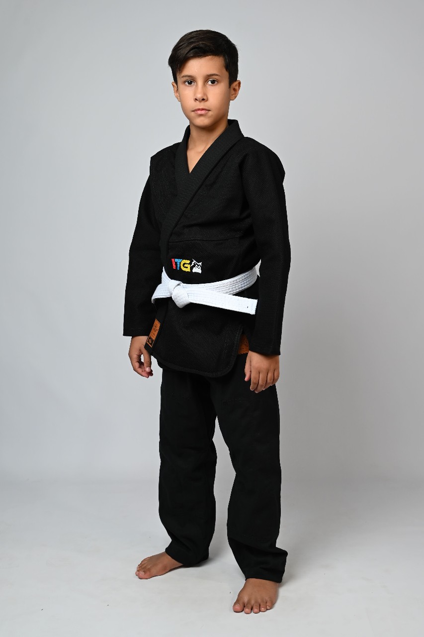 Kimono Infantil In The Guard Colors Preto