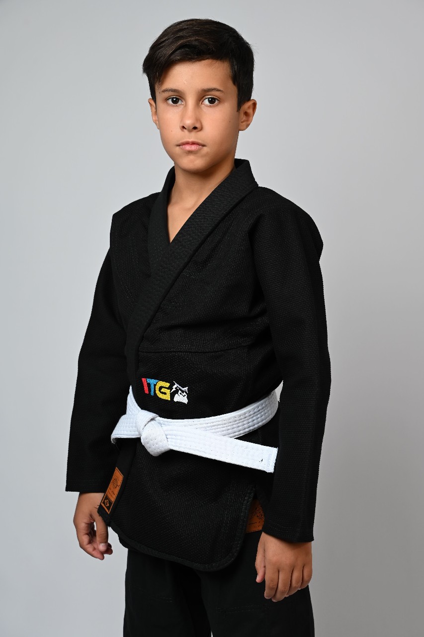 Kimono Infantil In The Guard Colors Preto