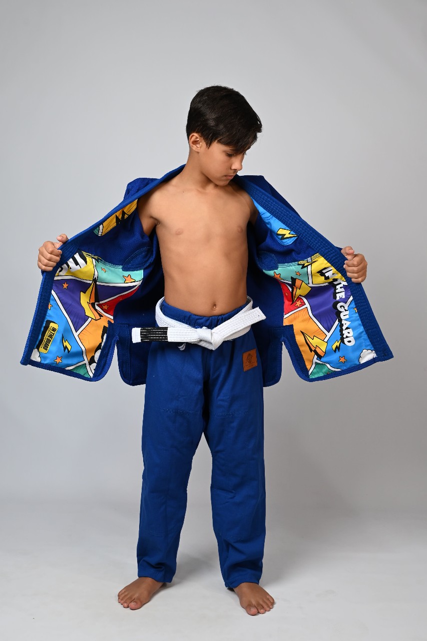 Kimono Infantil In The Guard Colors Azul