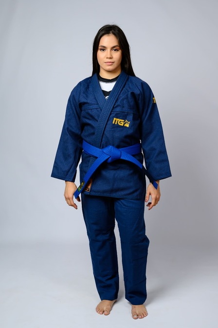 Kimono In The Guard Feminino Marinho Pró