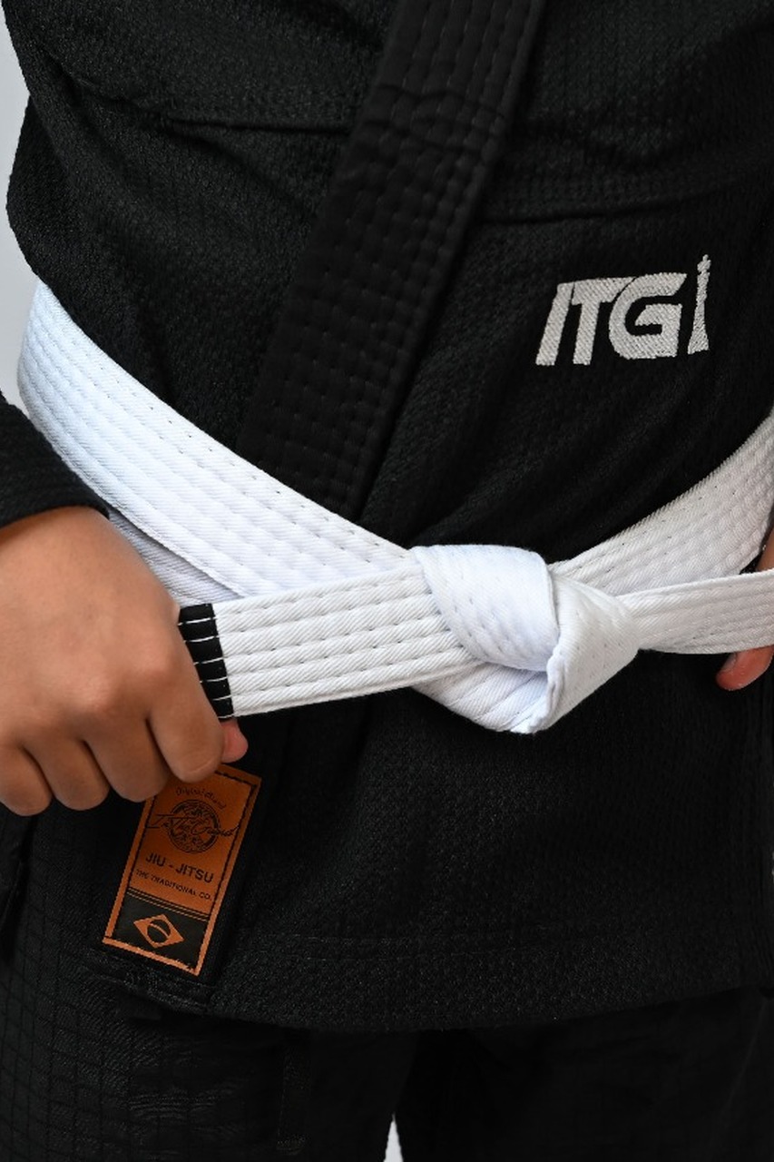 Kimono Infantil In The Guard Xadrez Preto