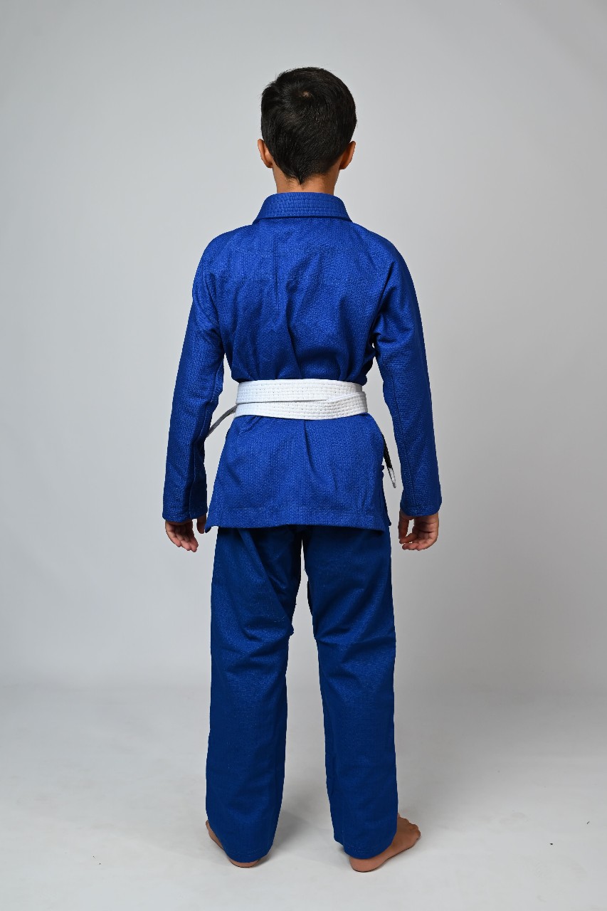 Kimono Infantil In The Guard Liso Azul