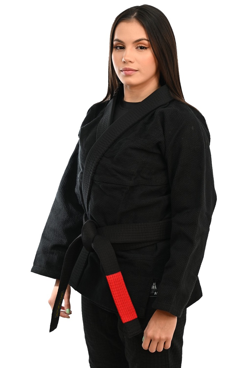 Kimono In The Guard Feminino Liso Preto