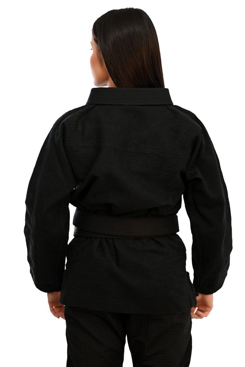 Kimono In The Guard Feminino Liso Preto