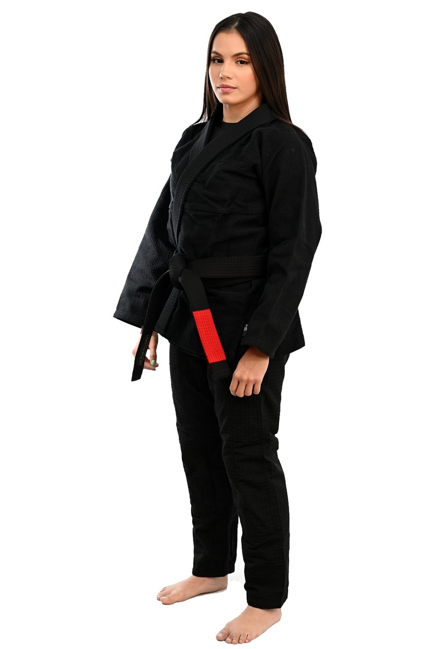 Kimono In The Guard Feminino Liso Preto