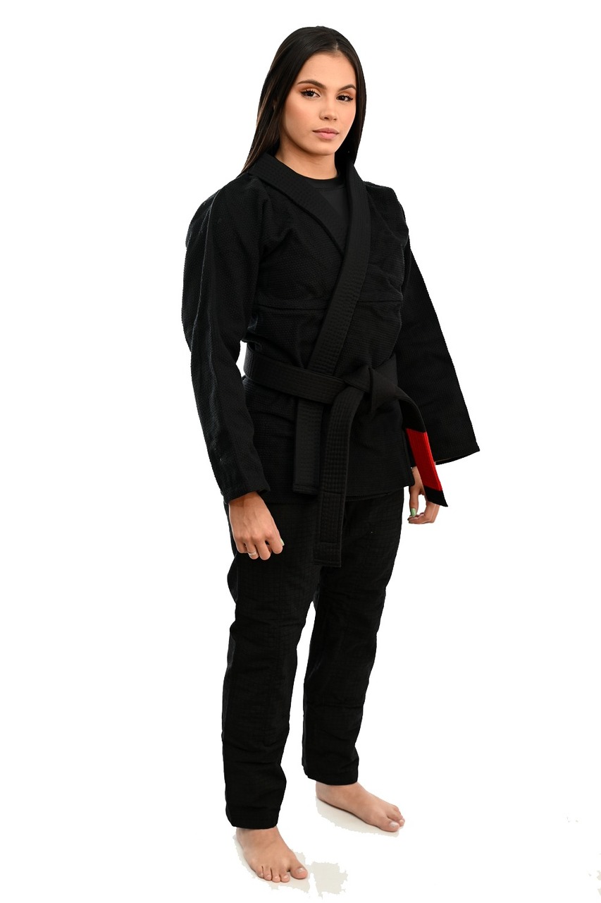 Kimono In The Guard Feminino Liso Preto