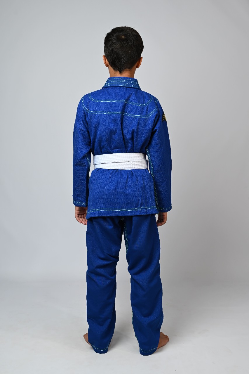 Kimono Infantil In The Guard Green Azul