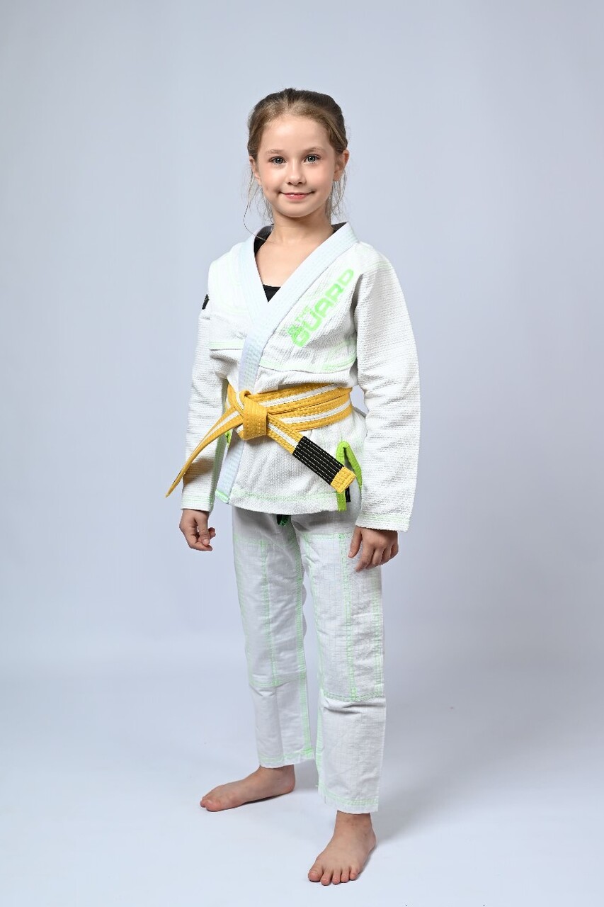Kimono Infantil In The Guard Feminino Green Branco