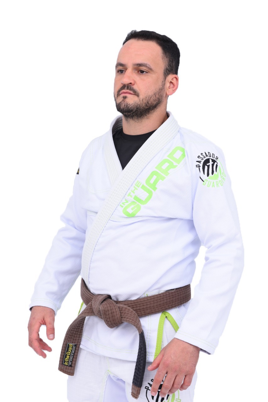 Kimono In The Guard Jiu-Jitsu Green Branco OUTLET