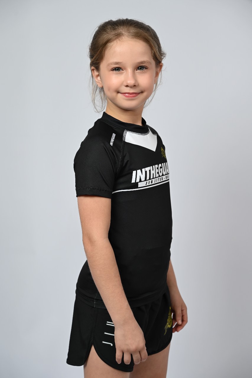 Rash Guard Infantil Feminina Team ITG Preto