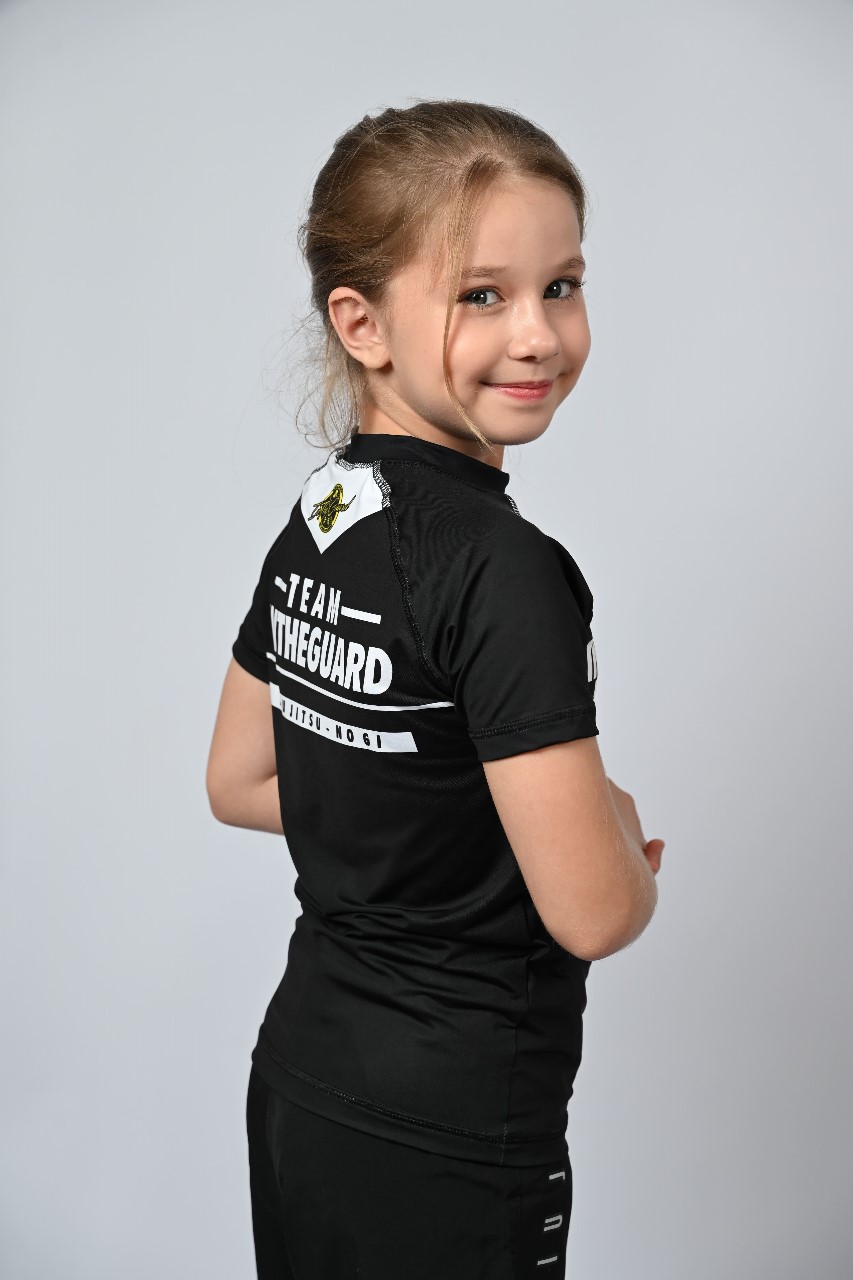 Rash Guard Infantil Feminina Team ITG Preto