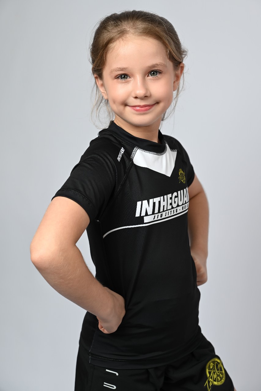 Rash Guard Infantil Feminina Team ITG Preto