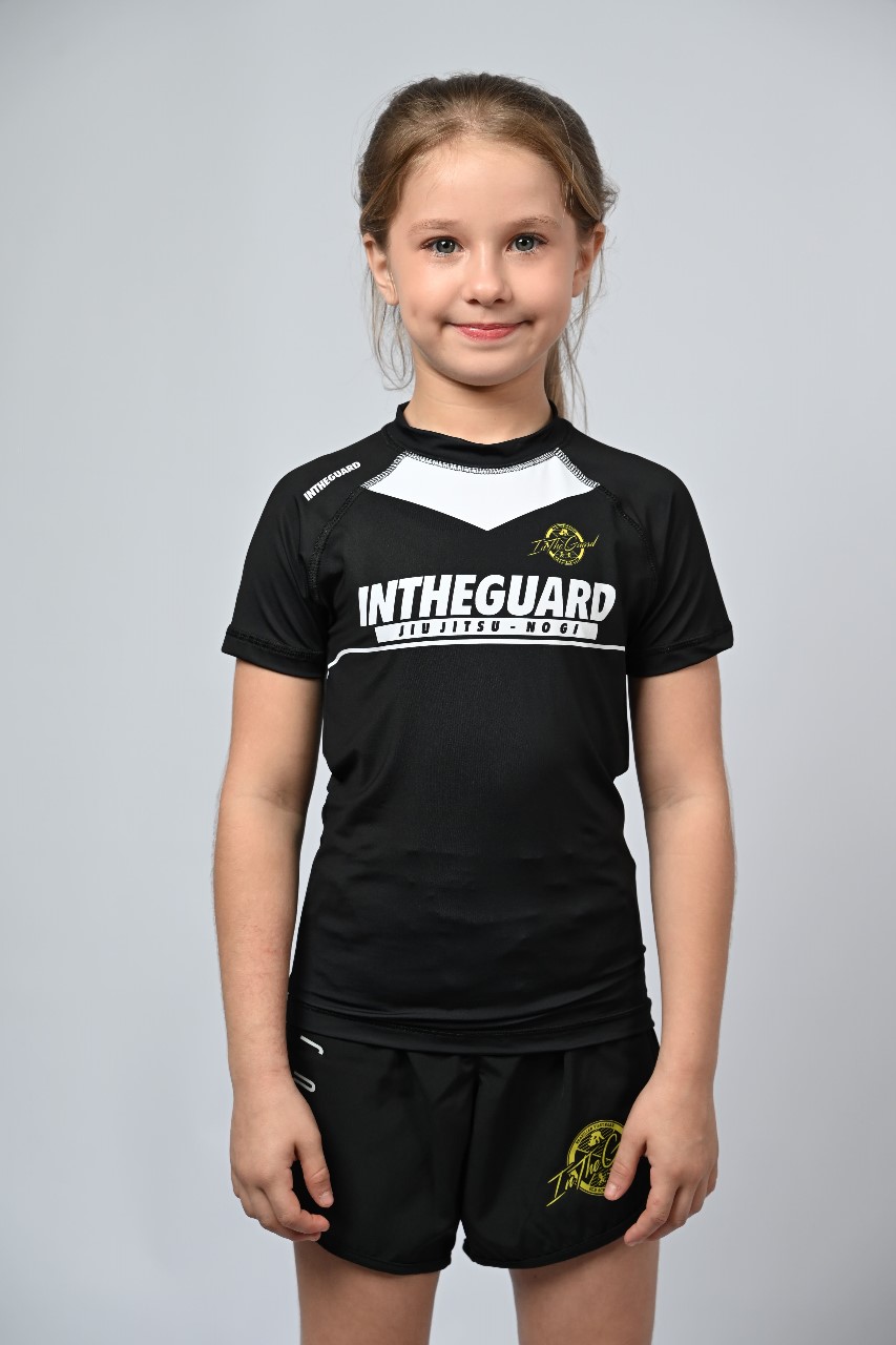 Rash Guard Infantil Feminina Team ITG Preto