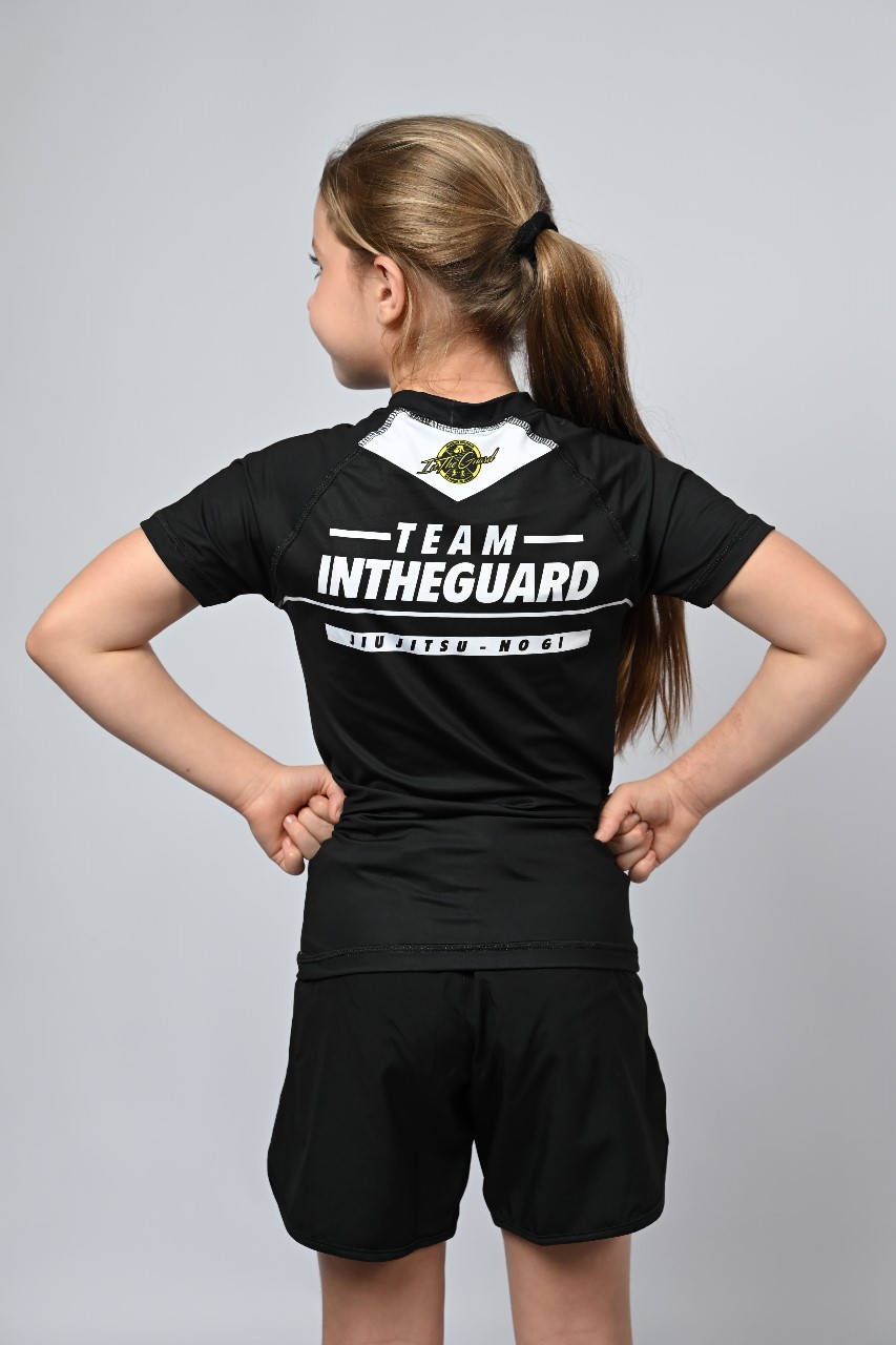 Rash Guard Infantil Feminina Team ITG Preto