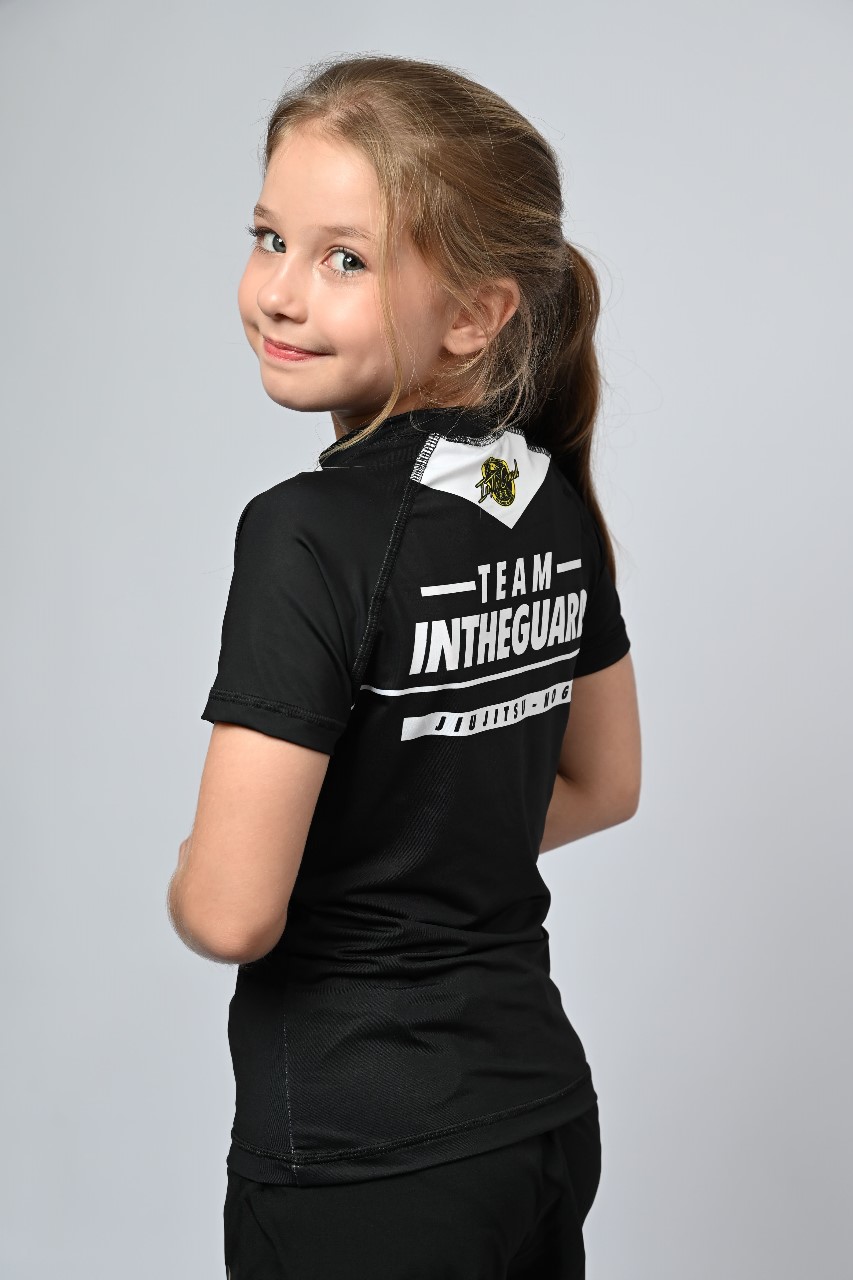 Rash Guard Infantil Feminina Team ITG Preto