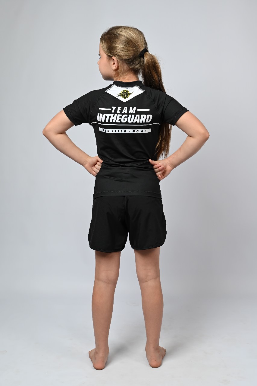 Rash Guard Infantil Feminina Team ITG Preto