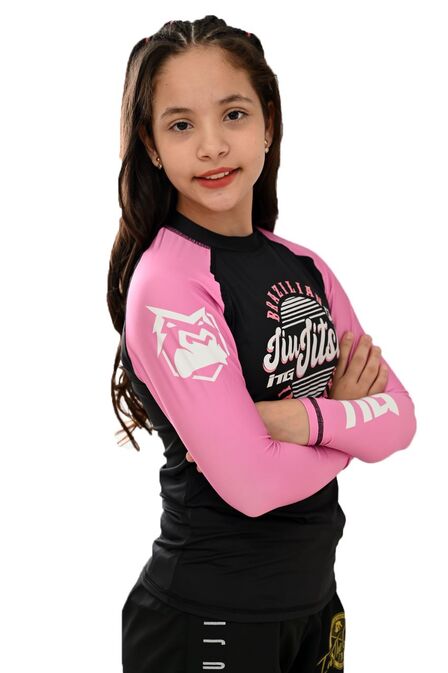 Rash Guard Infantil Feminina Pink