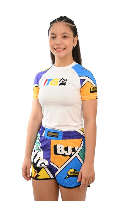 Rash Guard Infantil Feminina Colors Branca