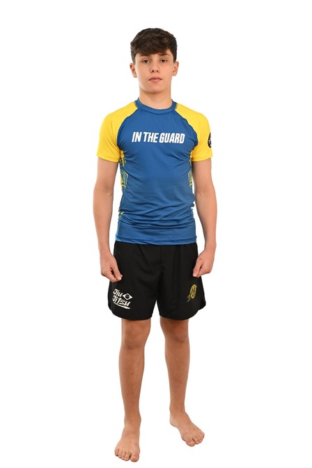 Rash Guard Infantil Brasil Azul