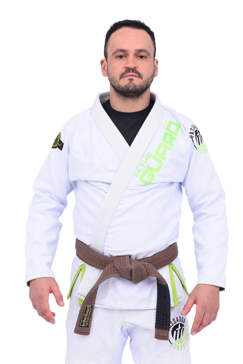 Kimono In The Guard Jiu-Jitsu Green Branco OUTLET