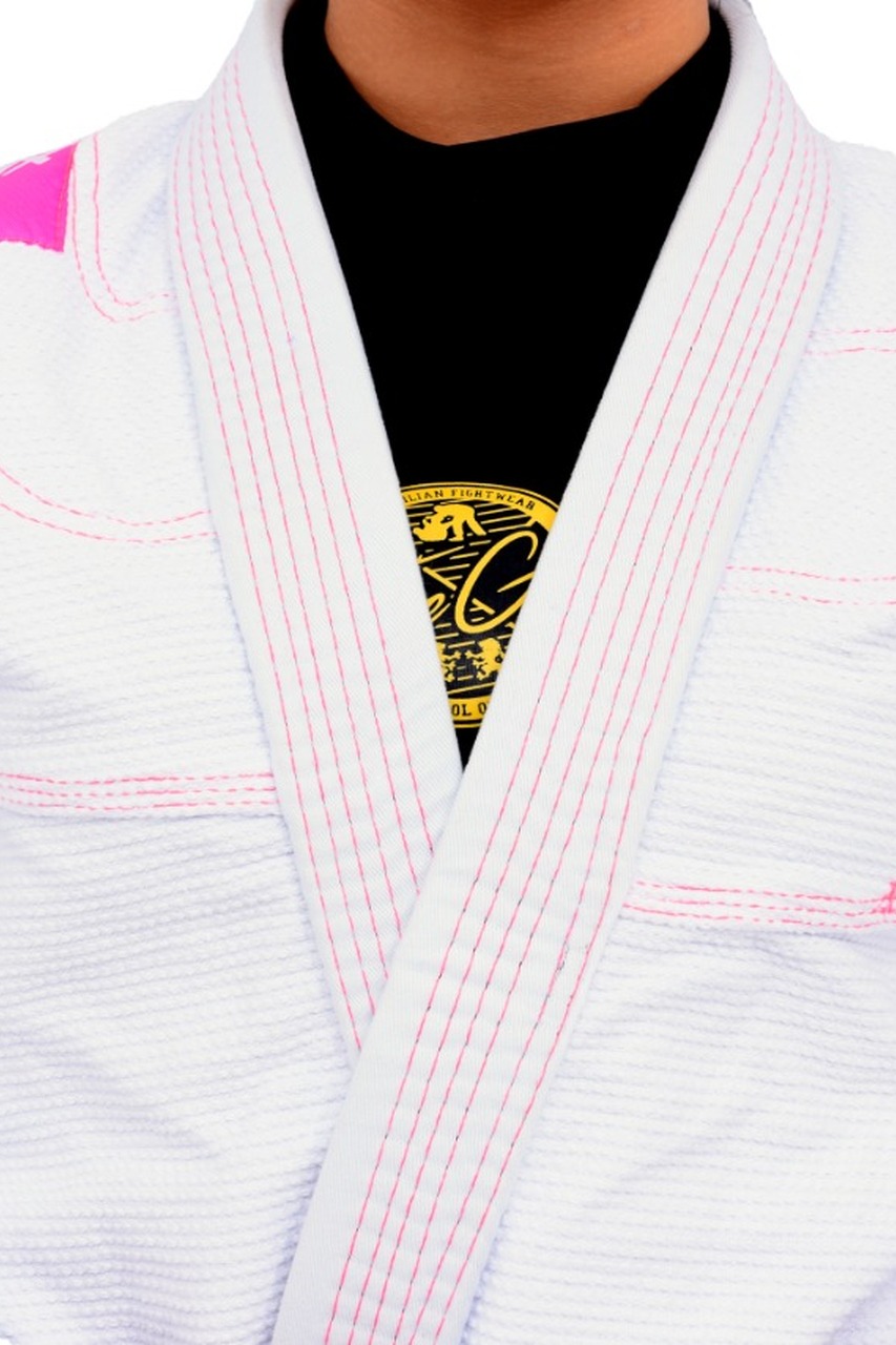 Kimono In The Guard Feminino Pink OUTLET Branco