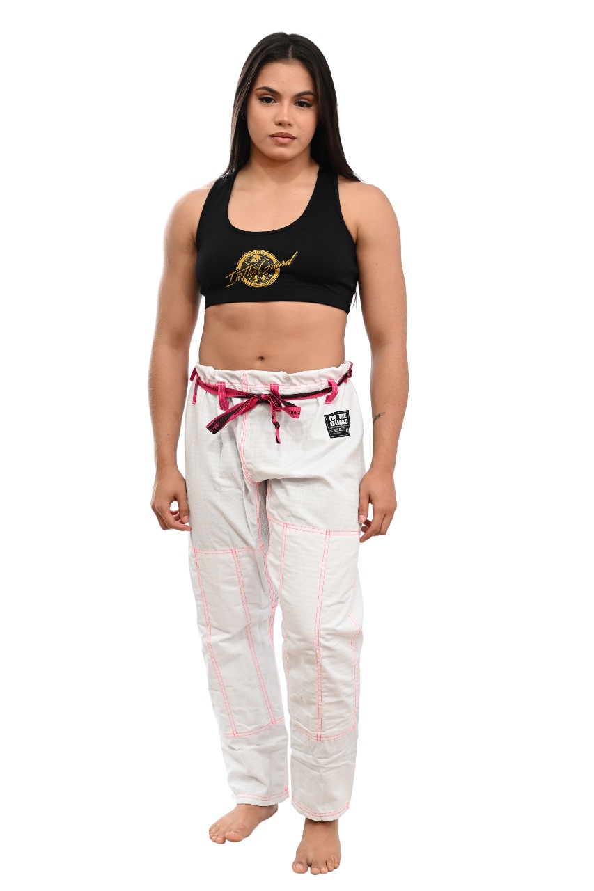 Calça Feminina  Avulsa Linha Pink, Branco