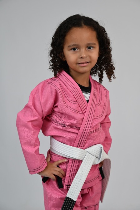 Kimono Mirim para 4 a 5 anos, Rosa