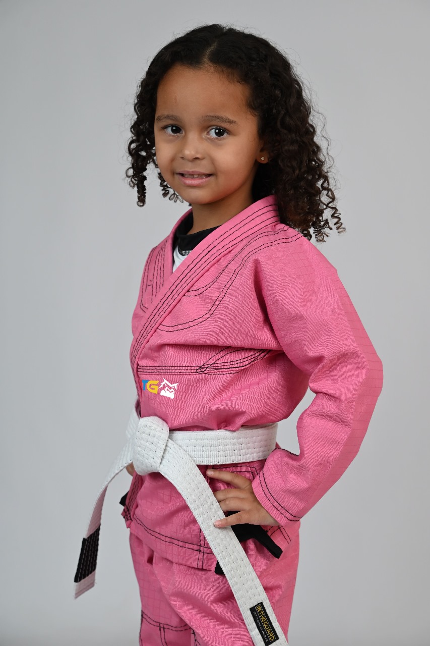 Kimono Mirim para 4 a 6 anos, Rosa