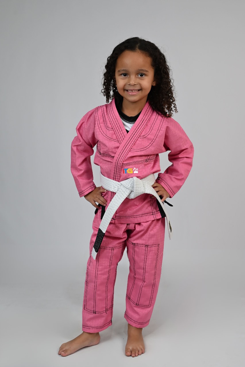 Kimono Mirim para 4 a 6 anos, Rosa