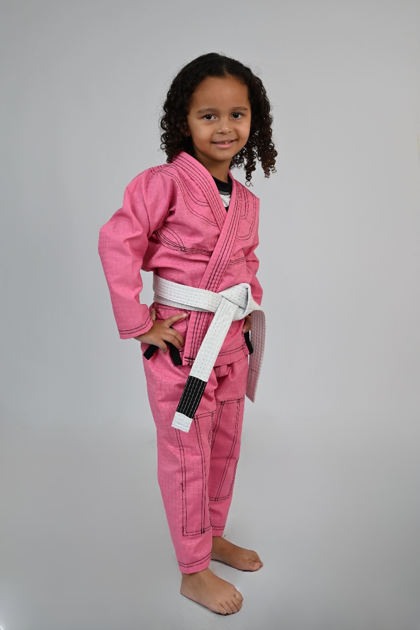 Kimono Mirim para 4 a 6 anos, Rosa