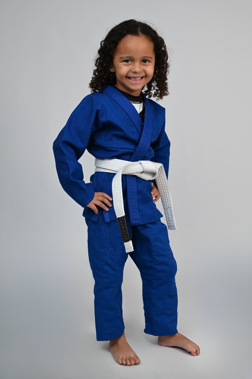 Kimono Feminino MIRIM, 4 e 5 anos. Azul