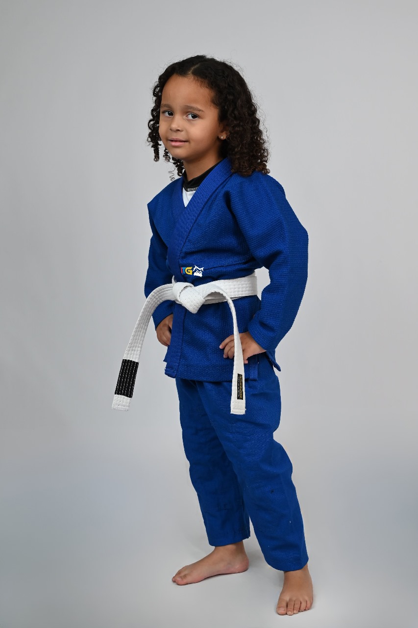 Kimono Feminino MIRIM, 4 e 5 anos. Azul